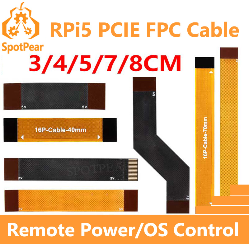 Turing Pi 2 - Raspberry Pi 5 PCIE FPC-kabel met
