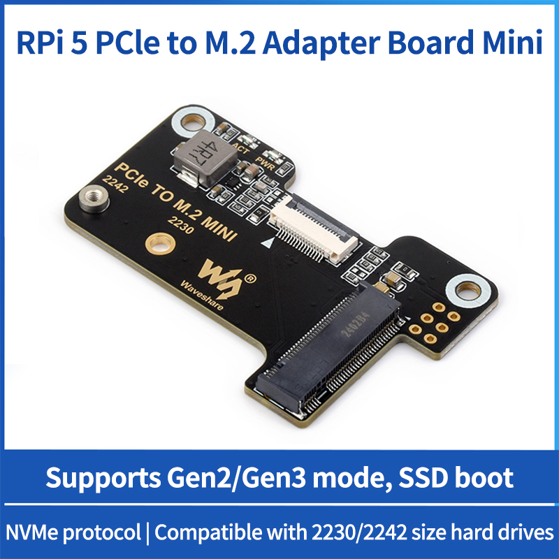 Turing Pi 2 - Raspberry Pi 5 PCIe naar M.2