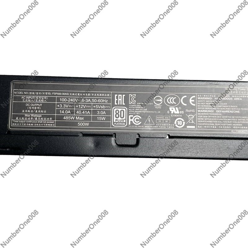 FSP500-30AS 80Plus Platinum Fl - Atx Power Supply 1U Flex 500W recensie en prijs
