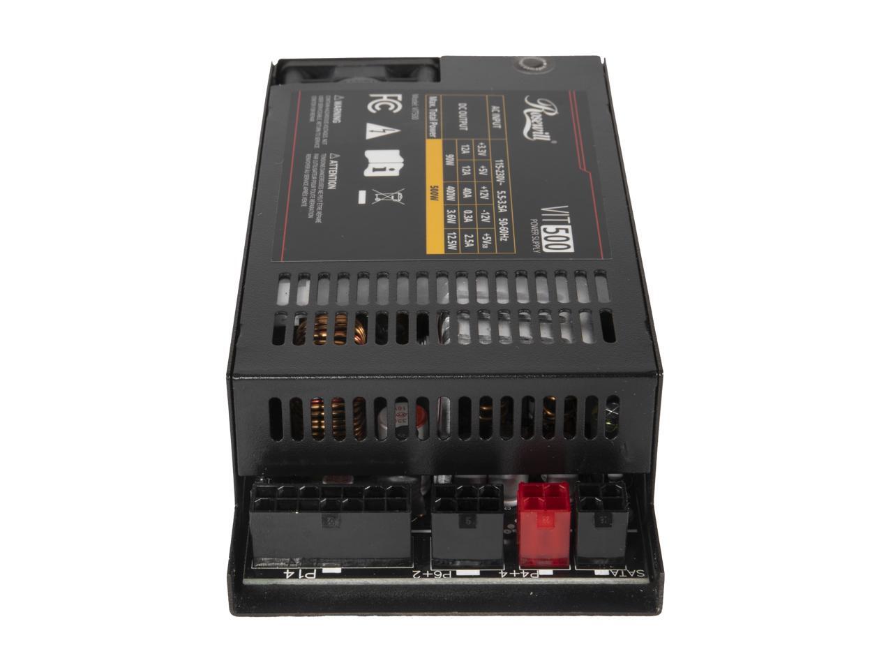 Rosewill VIT 500W, Mini ITX/Fl - Atx Power Supply 1U Flex 500W recensie en prijs