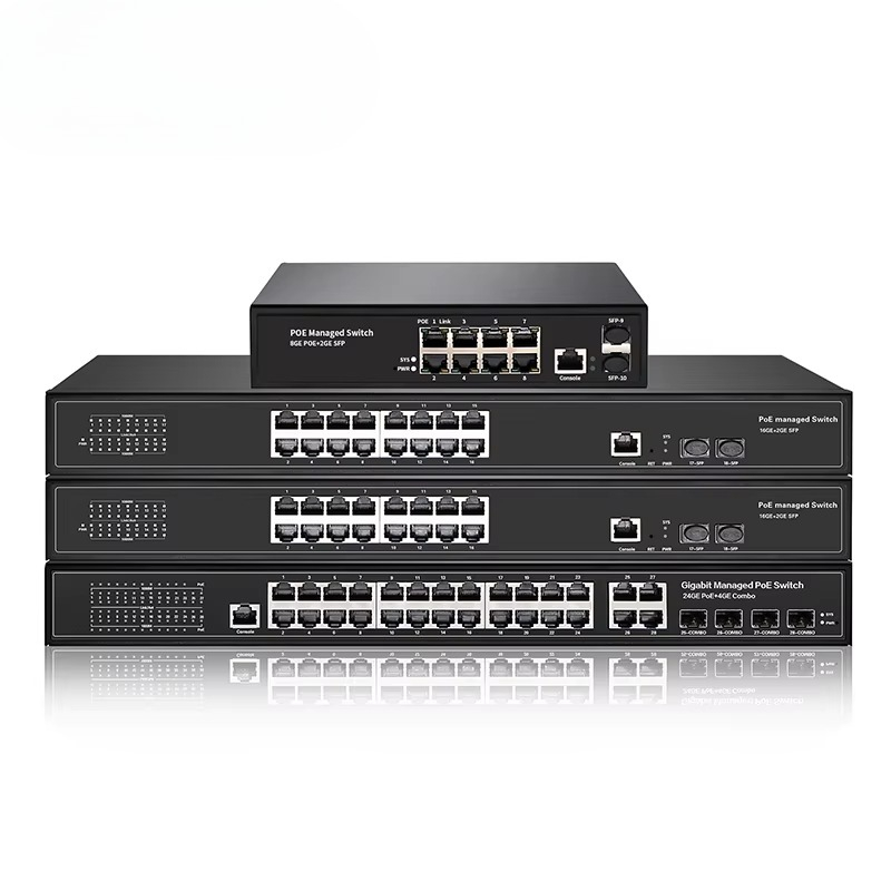 8-poorts 16 24 48-poorts Gigab - Managed Gigabit Poe Switch 8 Port 802.3At recensie en prijs