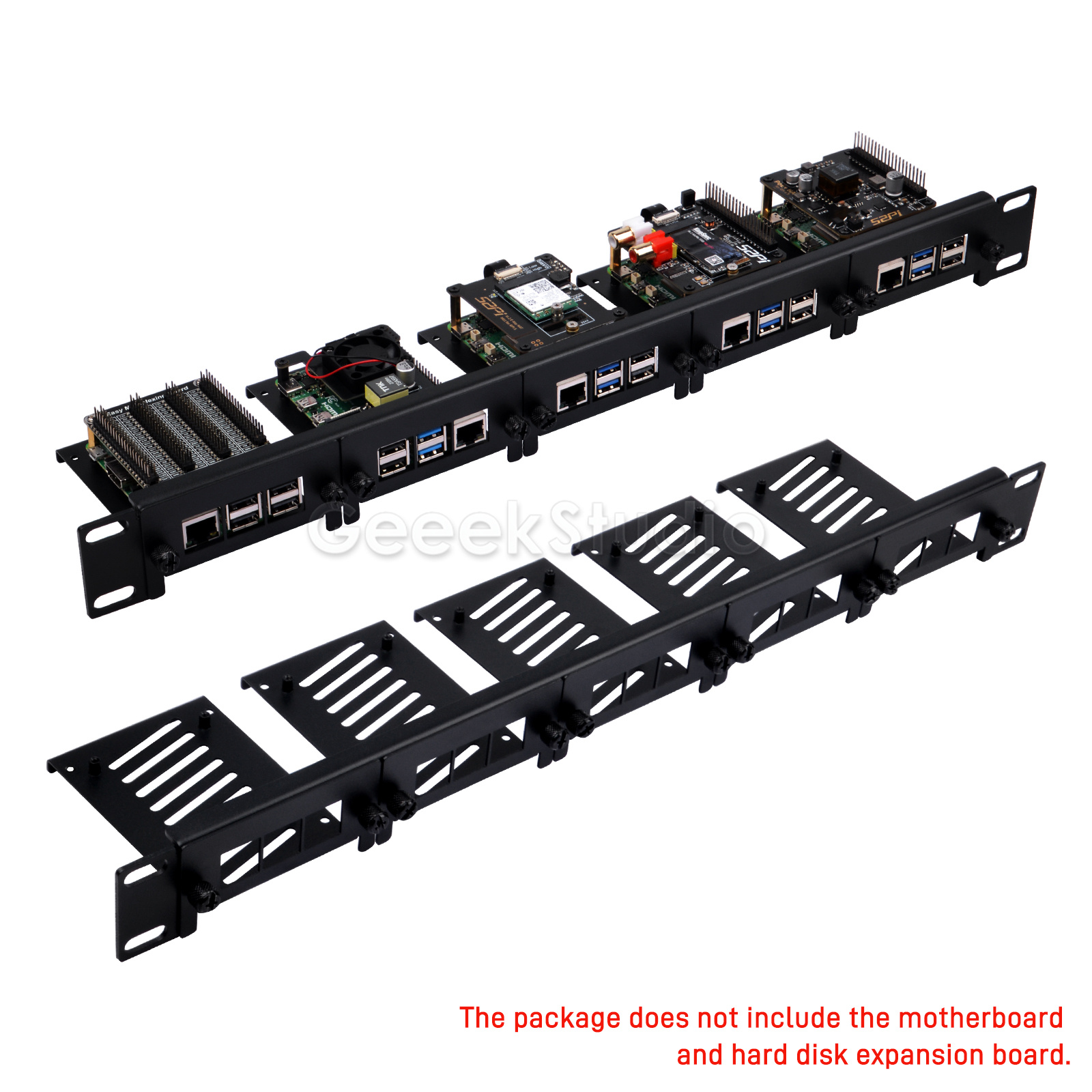 1U Rack Mount voor Raspberry P - Deskpi Super6C recensie en prijs