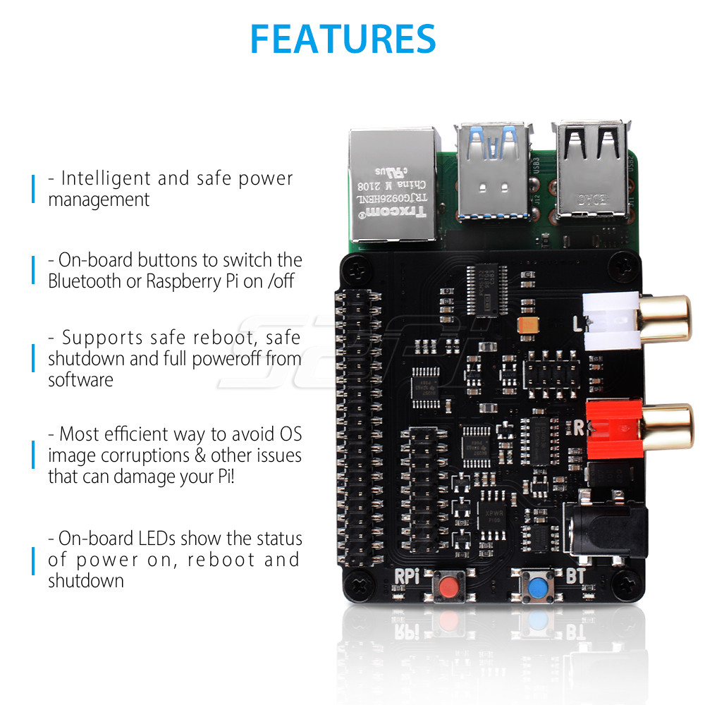 52Pi X930 Bluetooth 5.0 Hifi D - Deskpi Super6C recensie en prijs