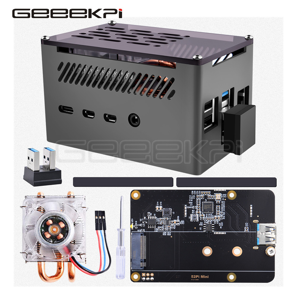 Geeekpi Aluminium Brick Case Z - Turing Pi 2 recensie en prijs