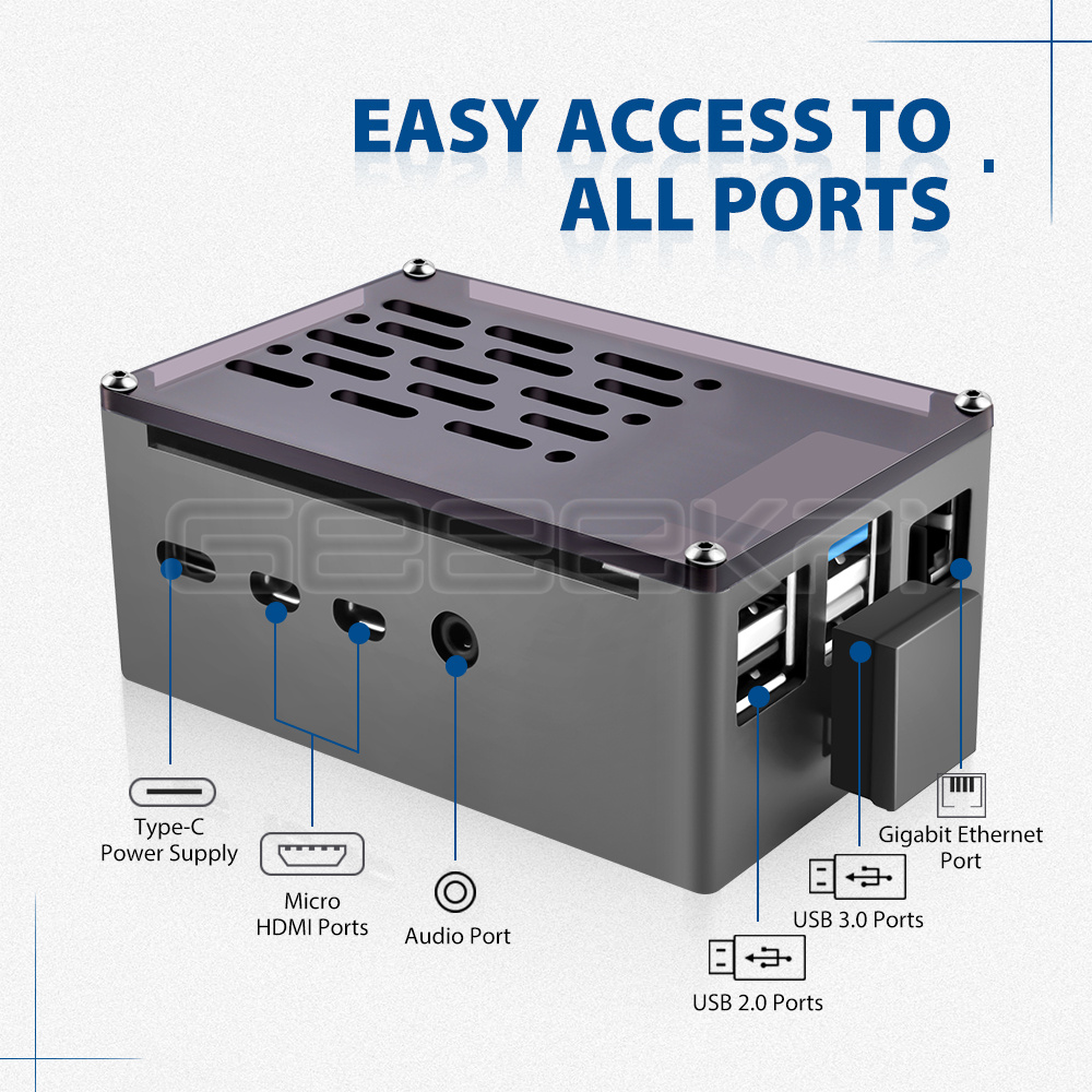 Geeekpi Aluminium Brick Case Z - Turing Pi 2 recensie en prijs